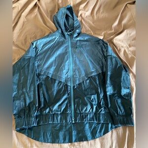 Nike Dark Green and Black Mesh Jacket